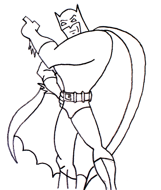 Dibujos fáciles a lápiz - Pintando a los superhéroes