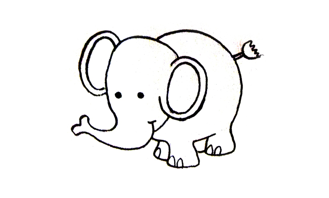 dibujos de elefantes