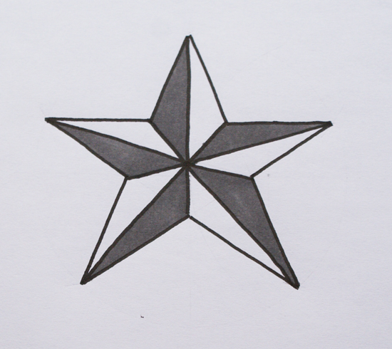 Dibujos de estrellas - Cómo dibujar una estrella rápidamente