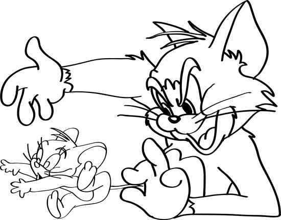 Dibujos De Tom Y Jerry Para Colorear Dibujos Faciles De Hacer