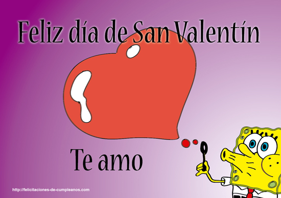 San Valentin Tarjetas De Amor Con Dibujos Animados