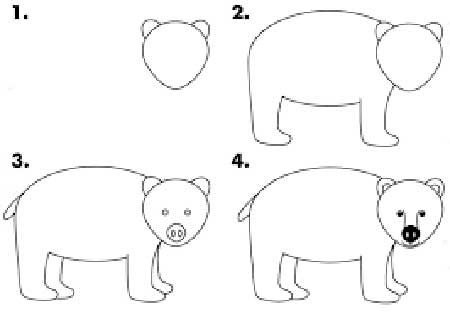 como-dibujar-un-oso-facil