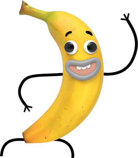 dibujos de bananas