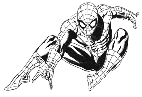 ultimate spiderman dibujos