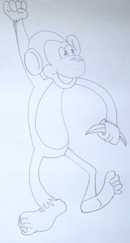 dibujos-de-animales-monos-para-colorear