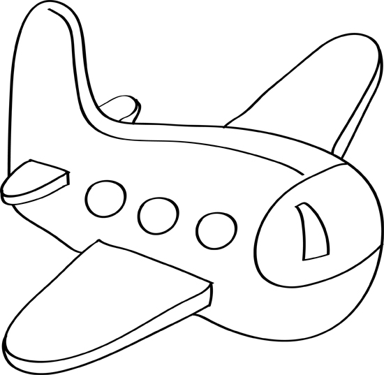 dibujos de aviones para niños
